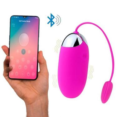 Imagem de Vibrador Bluetooth Com Comando Por Celular 12 Modos De Vibração - Pret