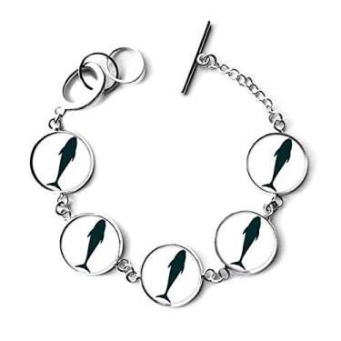 Imagem de Bracelete de golfinho Blue Ocean Docile Streamline