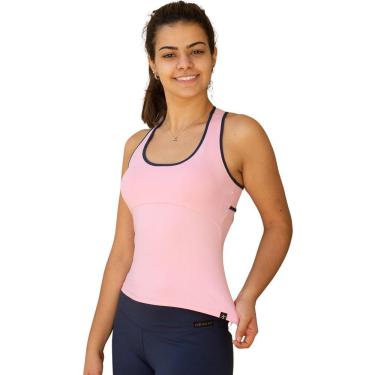 Imagem de Regata Feminina Fitness Rosa Isa