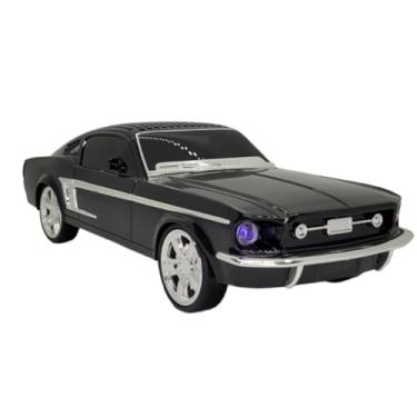 Imagem de Caixa De Som Bluetooth Mustang Portátil Visor Lcd USB Aux Sd (Deep Black)