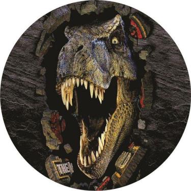 Imagem de Painel Redondo 3D Sublimado Dinossauro Frd-1845