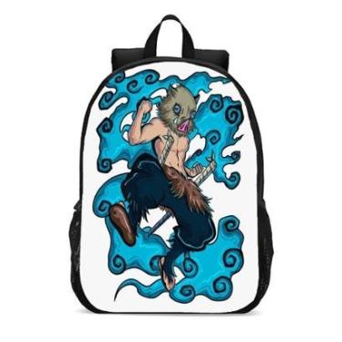 Imagem de Mochila Escolar Infanto Juvenil Anime Demon Slayer Inosuke Novidades 0141-Unissex