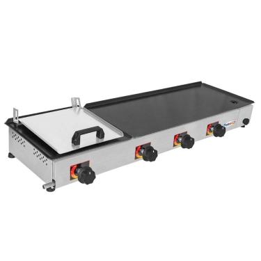 Imagem de Chapa de Lanche com Prensa à Gás 97X30cm Pratic