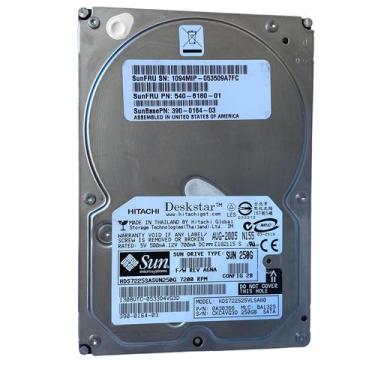 Imagem de Hd Interno Hds722525vlsa80 Pc Servidor Sata Hitachi 250gb - HITACHI SU
