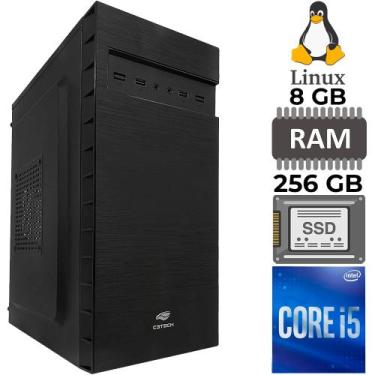 Imagem de Computador Core i5-3470, SSD 256GB, 8GB RAM, GAB. MT-32BK, Linux - Sob