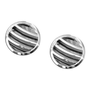 Imagem de Difusor Saída De Ar Painel Sup Santana Quantum Cromado Par - Clauplast