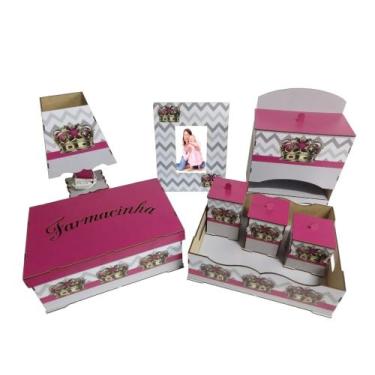 Imagem de Kit Bebe Quarto Menino Berço Maternidade Decorativo Nuvem - babykidsst