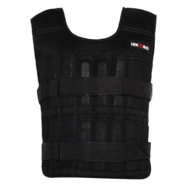 Imagem de Placas de colete com peso ajustável, para coletes de peso ou tornozelo e pulso, exercícios, treinamento de força, à prova de ferrugem, corrida, caminhada, 0,2 kg/peça (apenas colete sem peso)