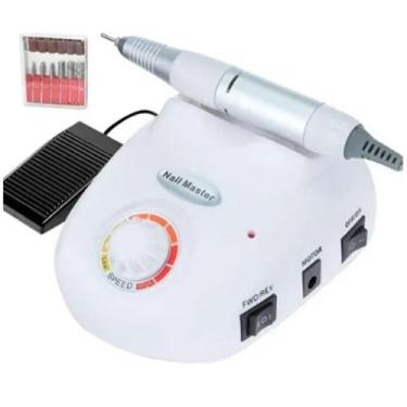 Imagem de Lixa Eletrica unha Lixadeira Nail Master Silenciosa Motor - A.R Varied