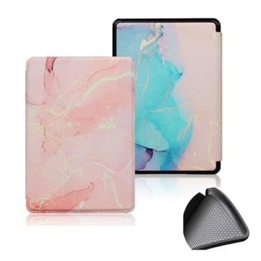 Imagem de GUKSRASO Capa para 7" Kindle Paperwhite 12th Generation 2024 & Kindle Colorsoft Signature Edition 2024, PU e TPU Soft Tampa Traseira Tampa de Casca Protetora com Despertar/sono Automático