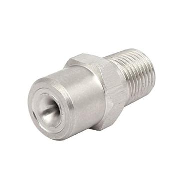 Imagem de uxcell 1/8BSP 304 Aço Inoxidável Grande Angular Axial Bico Spray Cone Completo