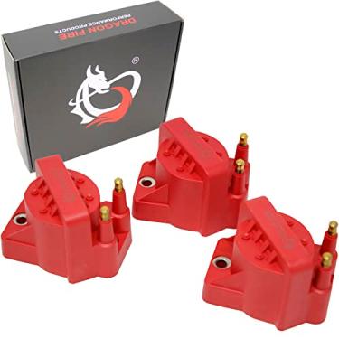 Imagem de DRAGON FIRE PERFORMANCE 3 peças bobina de ignição kit de energia compatível com Buick Chevy Oldsmobile Pontiac Firebird Regal Malibu V6 10467067 GN10123 DR39 OEM Fit C39-DFx3