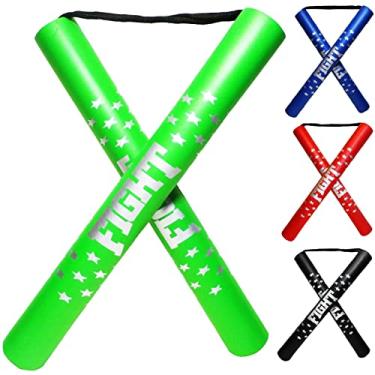 Imagem de F.A.L. product Bastão de espuma de borracha segura para treinamento com cordão para crianças e iniciantes (verde)