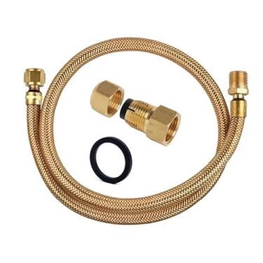 Imagem de Mangueira gás flexível Cobre 6,0m + Adaptador Dako F - GNV GLP