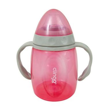 Imagem de Copo de Transição Clingo com Alça, Bico de Silicone, Anti-Vazamento - 