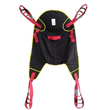 Imagem de EHVYBDX Cinto de transferência de escada com altura ajustável para idosos, idosos, deficientes, levantador de corpo inteiro de quatro pontos para poltrona reclinável, cadeira de chuveiro ou vaso
