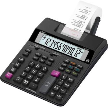 Imagem de Calculadora com Bobina HR-150RC (12 Digitos) - Preto - Casio