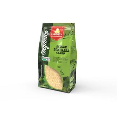 Imagem de Acucar demerara claro organico 500g - Grings