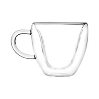 Imagem de Xícara Coração com Parede Dupla 280ML - D0896 - DOLCE HOME