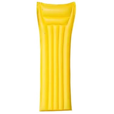 Imagem de Boia Colchão de Piscina Liso Inflável 183x69cm Suporta Até 100 Kilos S