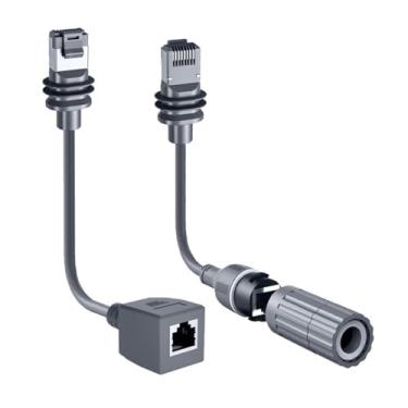 Imagem de Adaptador de cabo Ethernet de substituição para Starlink Satellite Gen3 V3, 0,2 m, SPX para RJ45/Dish/Router