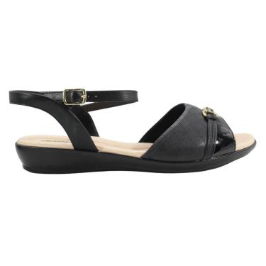 Imagem de Sandália Piccadilly Rasteira Preto