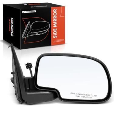 Imagem de A-Premium Espelho de porta elétrico do lado do passageiro - Compatível com Chevrolet Silverado 1500 2500 1500 HD 2500 HD 3500, Tahoe, Suburban, Avalanche & GMC Yukon & Cadillac Escalade - Dobrável