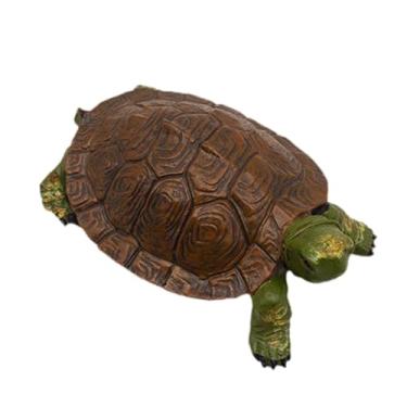 Imagem de Generic Estátua de tartaruga de jardim, estatueta de resina, coleção decorativa, escultura animal, ornamento de tartaruga falsa, brinquedo travesso para, Style B