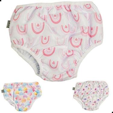 Imagem de Fralda Infantil Reutilizável Menina Piscina Ecológic Happy - Benibee, 