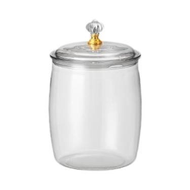 Imagem de AFXGUSD Caixa de Armazenamento de Cozinha Transparente com Tampa Hermética para Chá, Lanches, Cereais, Casamento, 2l, Tamanho real