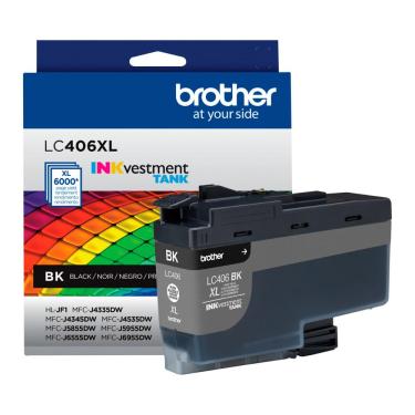 Imagem de Cartucho Brother compatível  LC406 Preto - LC406XLBKS - 6000 Páginas