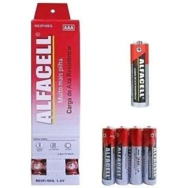 Imagem de Pilha Palito Aaa Caixa Tubo Com 60 Unidades 3a 1,5v Original - Alfacel