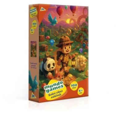 Imagem de QUEBRA-CABEÇA Cartonado Mundo Games 100 Peças - Toyster