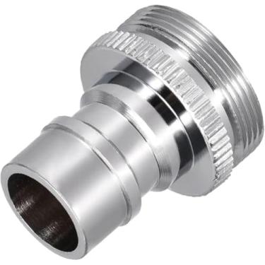 Imagem de Adaptador de torneira para lavadora portátil, latão cromado, macho 5/16-27 e conexão fêmea 55/64-27, arejadores de torneira