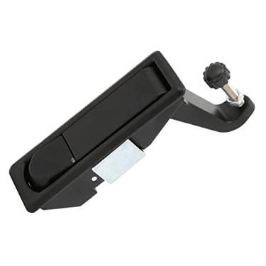Imagem de ZJchao Trava de Gatilho, Trava de Compressão Alavanca de RV Sem Travamento de Porta de RV e de Gaveta de Com Alça Larga para Caixas de Ferramentas de, Armários de Navio, Bagagem de Reboque, (Preto)