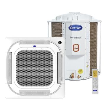 Imagem de Ar condicionado Split Carrier Cassete Inverter 36.000 BTU/h Quente/Frio Monofásico Branco 40KVQE36C5/38CQVE36515MC 220V