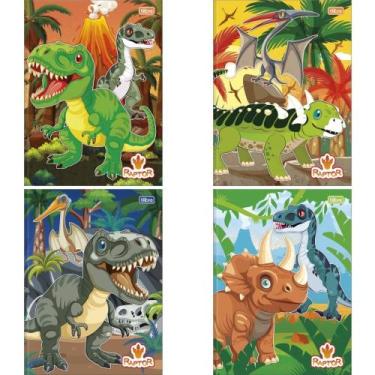 Imagem de Caderno Brochurão Capa Dura Raptor 80 Folhas Pacote com 05 - Tilibra