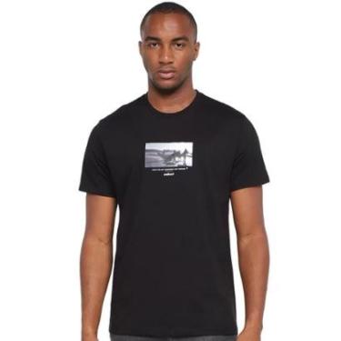 Imagem de Camiseta Colcci Masculina Regular Time Flies Preta-Masculino