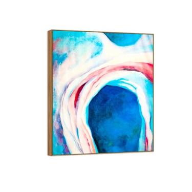 Imagem de BMZFYBS Georgia O'Keeffe famosa arte de parede impressões em tela pronto para pendurar - festival de música - pintura de moldura de madeira para decoração de sala de estar 30 x 35 cm 12 x 13 polegadas