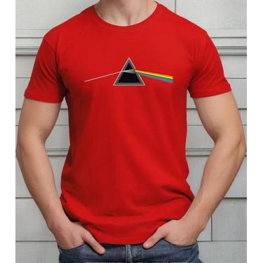 Imagem de Camisa Camiseta Adulto Masculina Feminina Algodão Banda de Rock Pink F