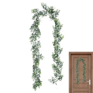 Imagem de Verde Artificial,15 cm Decoração de Trepadeiras Artificiais | Guirlanda De Pinheiro Decorativa,para Casa Interior Exterior Quintal Fazenda Natal Feriado Família Amigos Casamento Festa