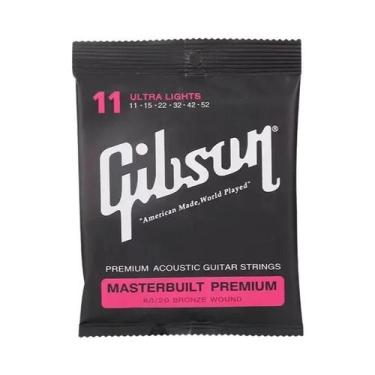 Imagem de Conjunto De Cordas Para Guitarra Gibson Folk Soundtrack Acessórios Uni