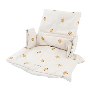 Imagem de Cryfokt Almofada de Cadeira Alta de Desenho Animado, Almofada de Assento Durável para Crianças, Fácil de Instalar, Cabe na Maioria das Cadeiras, 1 Pacote para Refeições Em Família (Tipo 1)