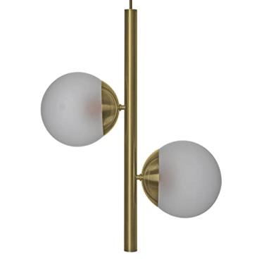 Imagem de Pendente ref 149 bola Vidro Para 2 lampada