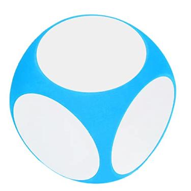 Imagem de Generic Escreva Em Branco Nos Dados | Cores Portáteis e Vibrantes | Acessório de Ensino de Jogo Reutilizável para Crianças a Partir de 3 Anos | Material EVA (Azul)