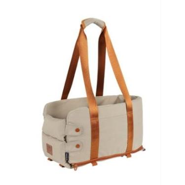 Imagem de Bolsa transporte Pet cães gatos veícular colchão alça-Unissex