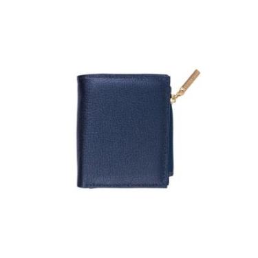 Imagem de Carteira feminina pequena de couro liso Lilian-Feminino