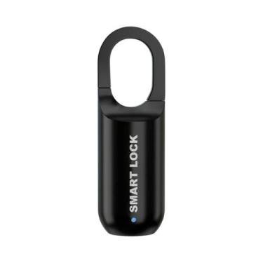 Imagem de Cadeado De Impressão Digital Antifurto Com Carregamento USB Para Bagag