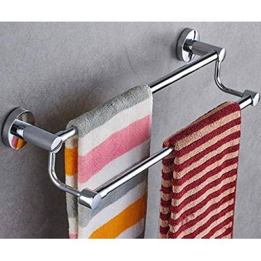 Imagem de Toalheiro de parede retrátil, suporte de toalha ajustável para uma atmosfera limpa, para cozinha, banheiro, banheiro, hotel