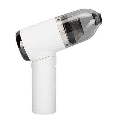 Imagem de aqxreight Mini Aspirador de pó Portátil de Alta Potência Mini Auto Dust Buster para Carro 70W 5000PaBlack 5000Pa Pode Ser como Limpador de Carro Aspirador de pó e Sucção de Propósito de (Branco)